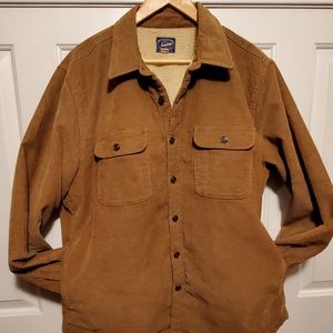 JCrew Sherpa-lined corduroy workshirt - Large